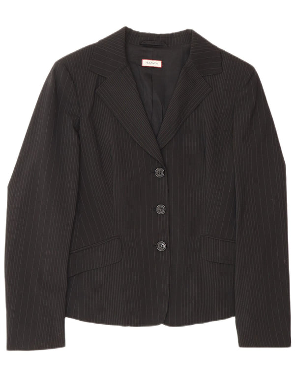 Jachetă pentru femei Max & Co. Blazer cu 3 nasturi UK 10 Poliester cu dungi negre mici