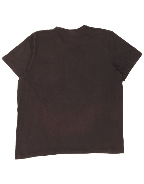 Tricou grafic pentru bărbați Adidas Top XL bumbac negru