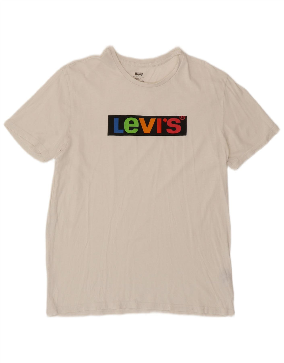 Tricou grafic pentru bărbați LEVI'S Top Medium White Bumbac