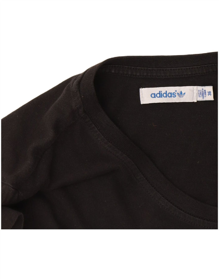 Tricou grafic Adidas pentru femei Top EU 36 Small Negru