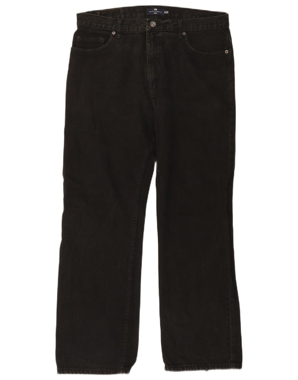Blugi drepti pentru bărbați Marks & Spencer Blue Harbour W36 L31 bumbac negru