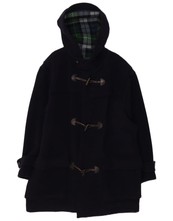 Manson vintage pentru bărbați cu glugă UK 42 XL bleumarin
