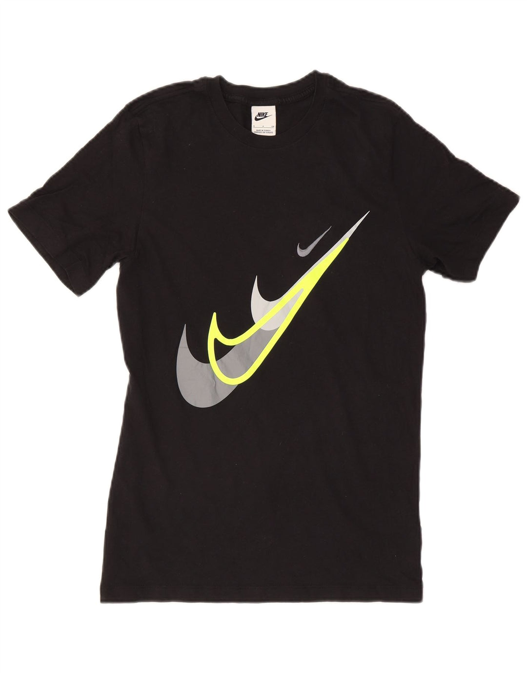Tricou grafic Nike pentru bărbați Top mic, negru, bumbac