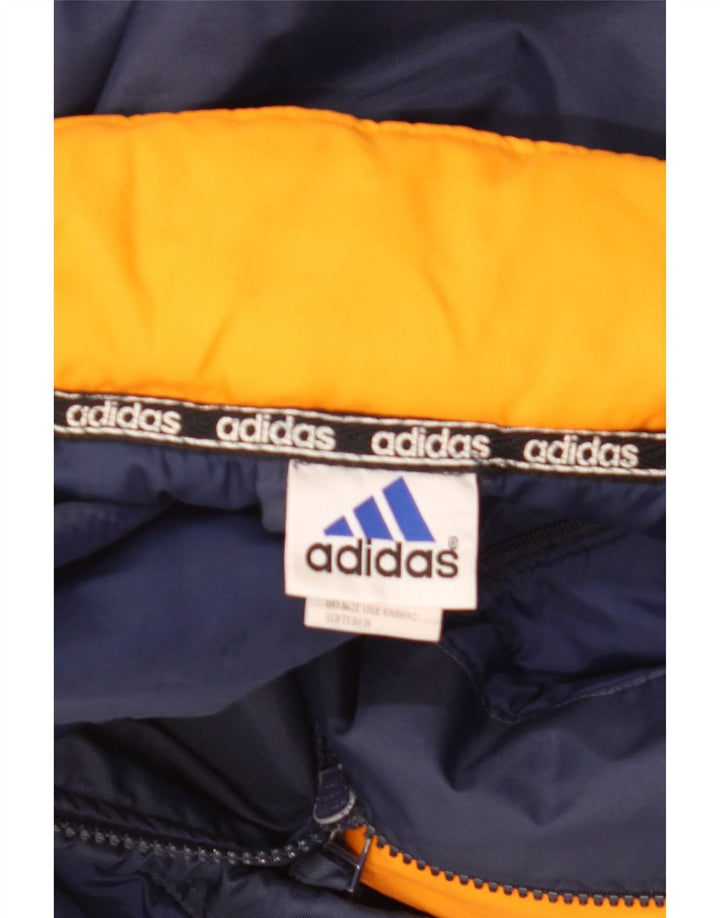 Jachetă de vânt pentru bărbați Adidas UK 40, mare, albastru bleumarin