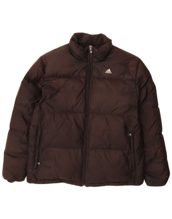 Jachetă căptușită pentru bărbați Adidas UK 40 Poliester negru mare