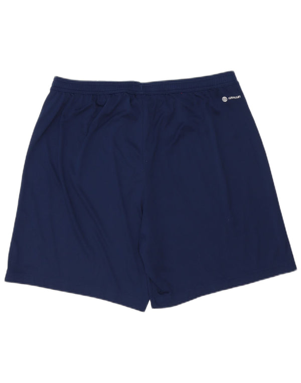 Pantaloni scurți sport pentru bărbați Adidas XL bleumarin poliester