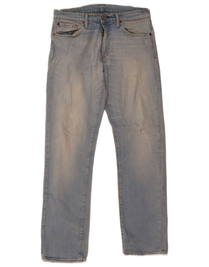 Blugi drepti pentru bărbați Levi's 504 W31 L32 Bumbac albastru