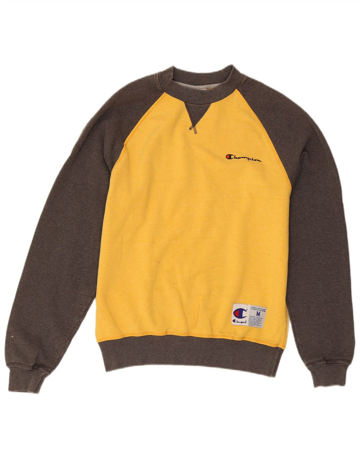Pulover pentru bărbați Champion Pulover Medium Galben Colorblock Bumbac