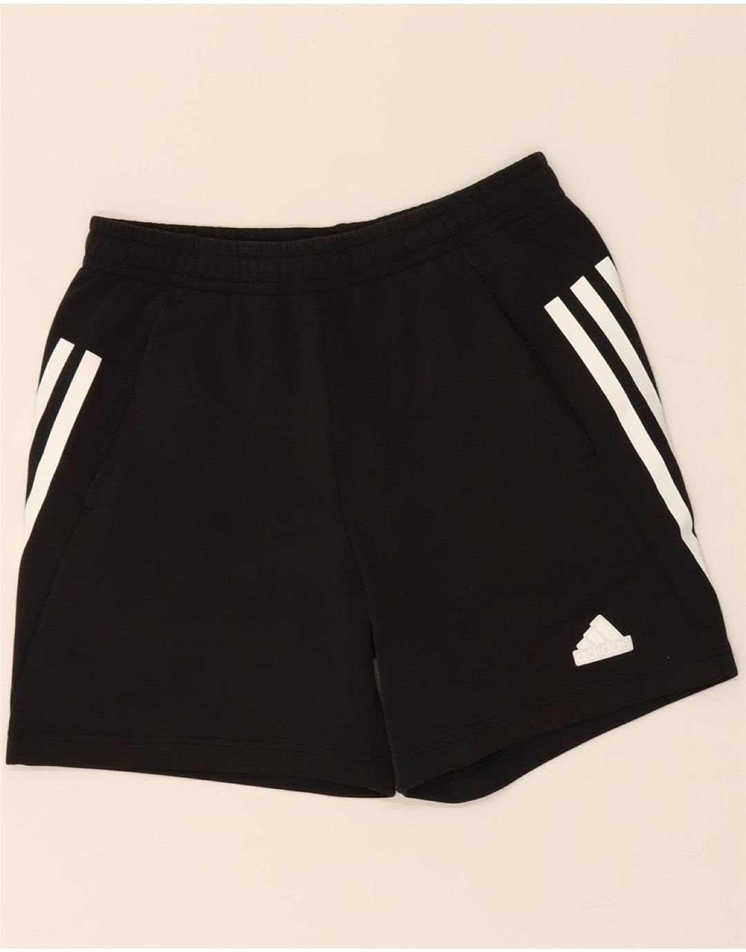 ADIDAS Mens Sport Shorts Medium  Black Cotton