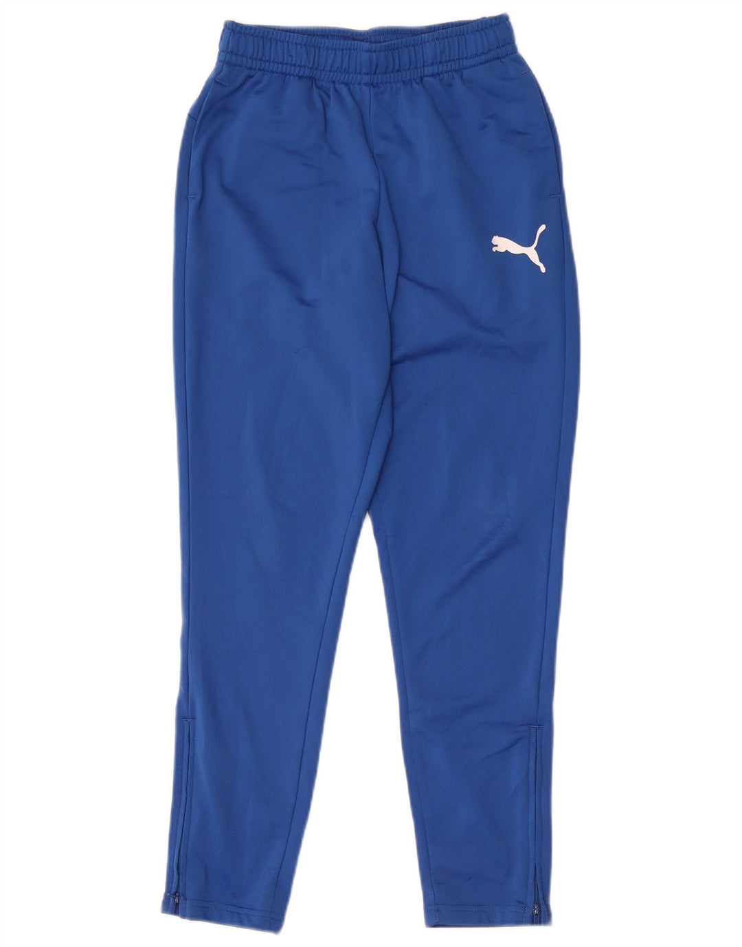 Pantaloni de trening Puma pentru baieti 11-12 ani poliester albastru
