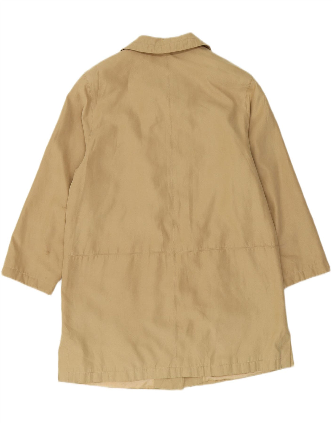 KOHLER & KRENZER Womens Overcoat UK 12 Medium Beige Acetate Vintage Kohler & Krenzer and Second-Hand Kohler & Krenzer from Messina Hembry 