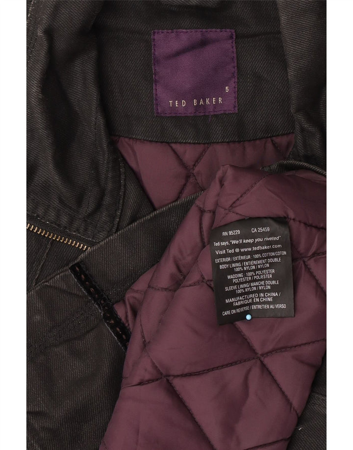 Jachetă pentru bărbați Ted Baker Mărimea 5 XL, bumbac negru