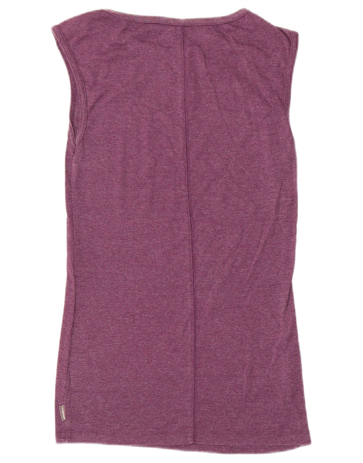 EDDIE BAUER Vest Top pentru femei UK 6 XS Bumbac violet