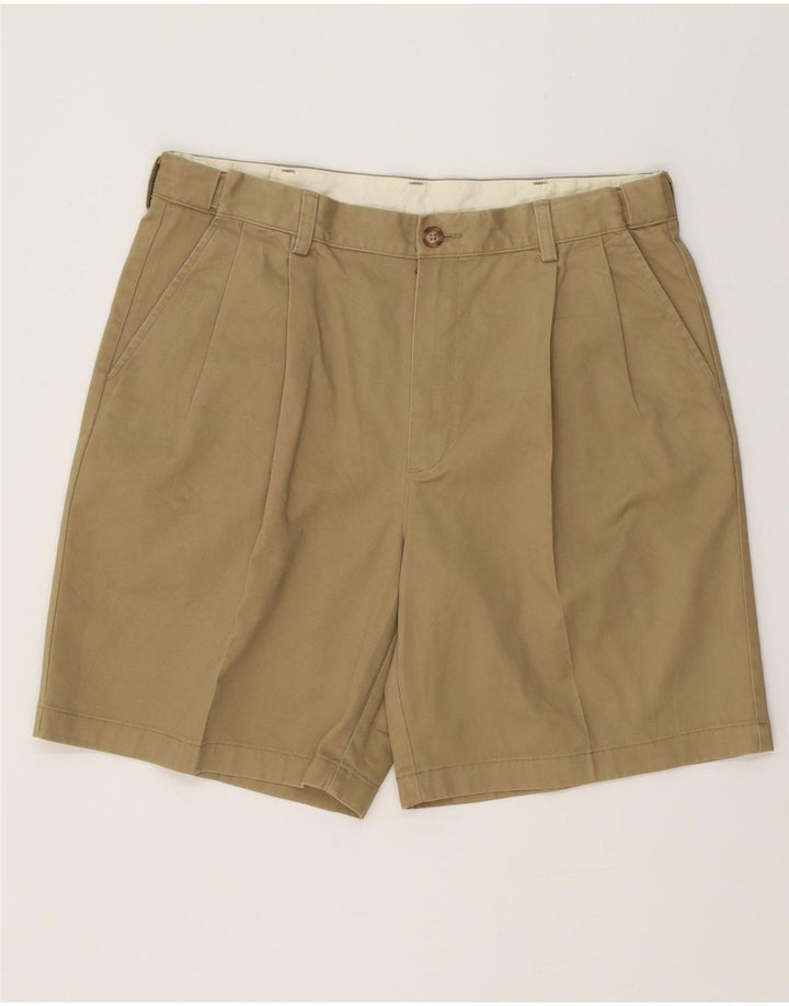 Pantaloni scurți chino pegged pentru bărbați L.L.Bean W35, bumbac kaki mare
