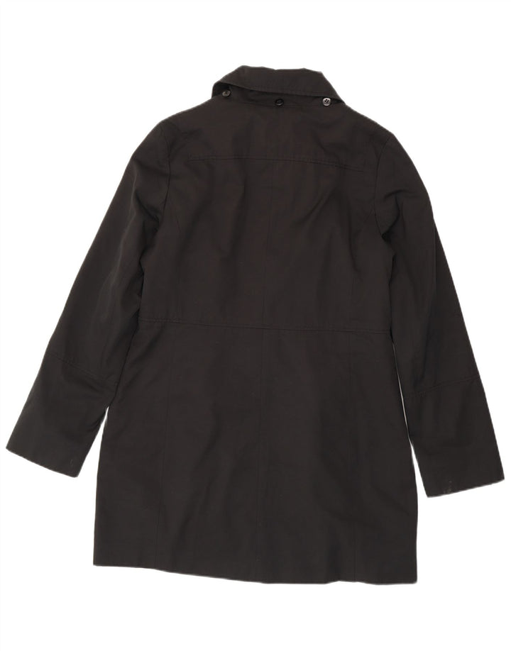 Duffle Coat Nautica pentru femei UK 14, bumbac mediu negru