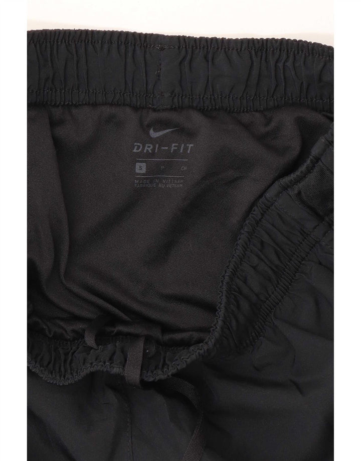 Pantaloni scurți sport Nike Dri Fit pentru femei UK 8 Small Negru Poliester