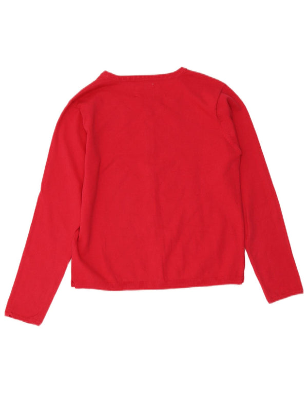 Pulover Cardigan Fete Zara 13-14 Ani Roșu
