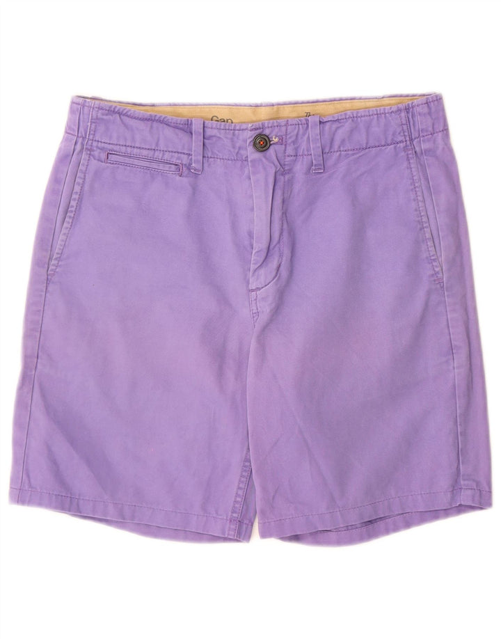 Pantaloni scurți chino pentru bărbați Gap W29, bumbac violet mediu