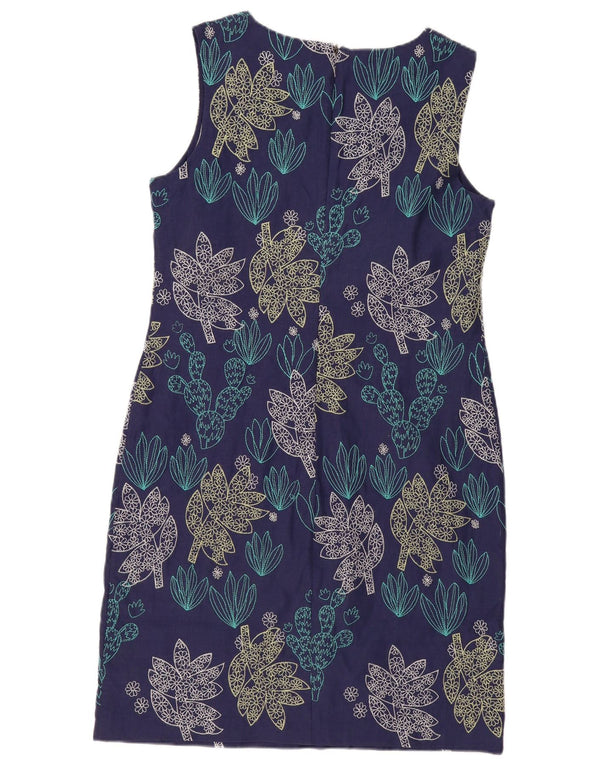 White Stuff Rochie de damă fără mâneci teacă UK 12 Medium Bleumarin Floral