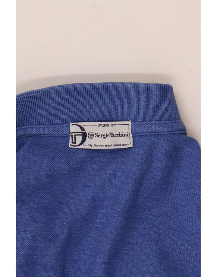 SERGIO TACCHINI tricou polo pentru bărbați mare albastru