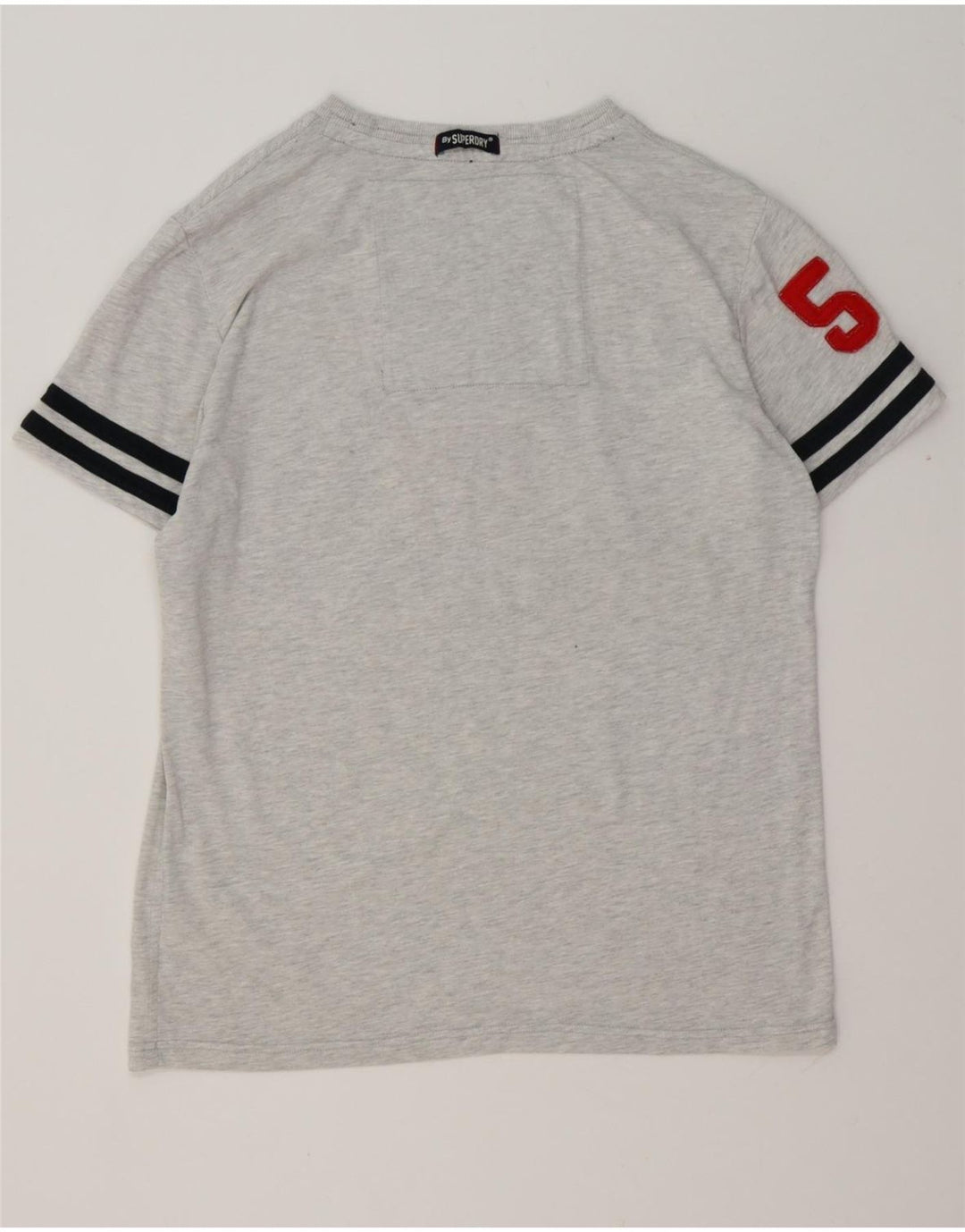 Tricou grafic pentru bărbați SUPERDRY Top 2XL, bumbac gri cu pete