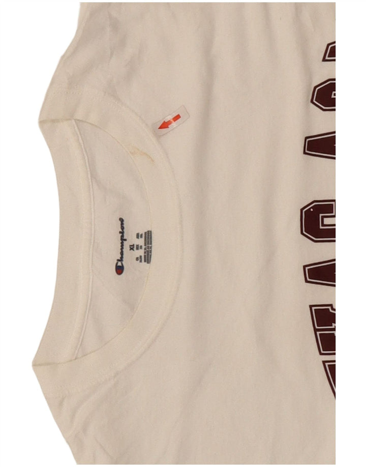 Tricou grafic pentru bărbați Champion Top XL Bumbac alb