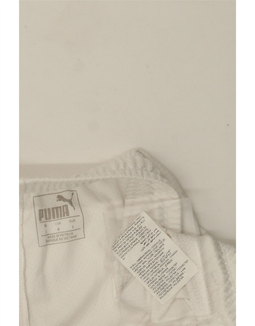 Pantaloni scurți sport PUMA Italia pentru bărbați, mari, alb, din poliester