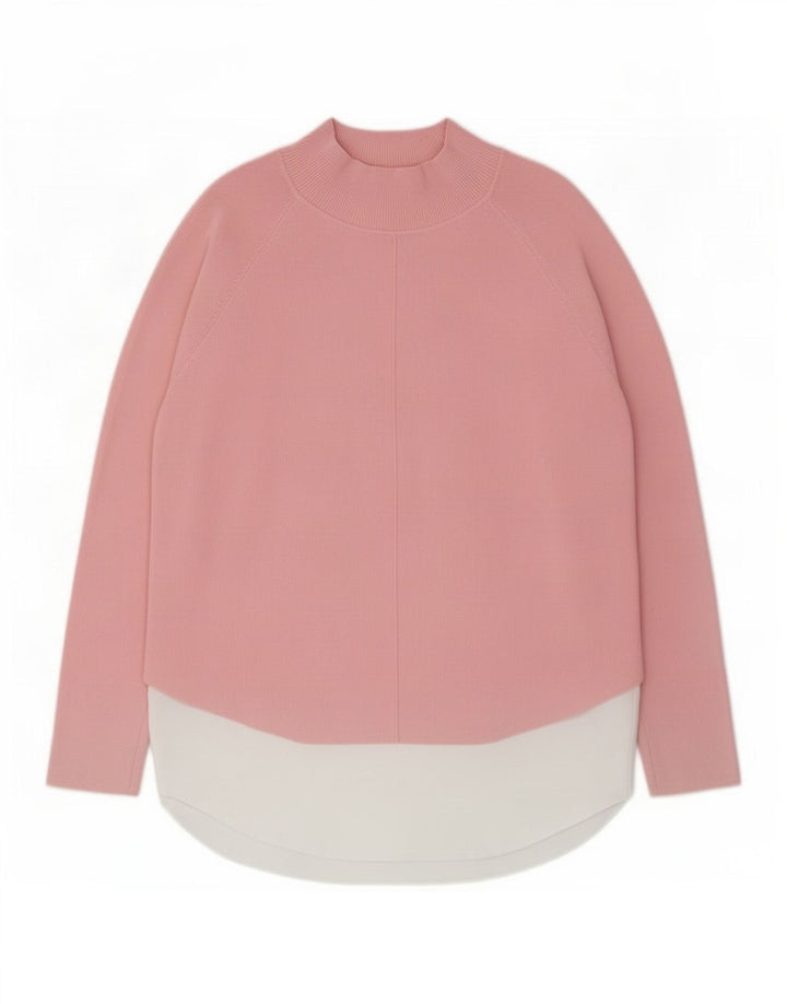 Pulover pentru damă Ted Baker cu gât țestoasă, mărime 3, culoare roz mediu