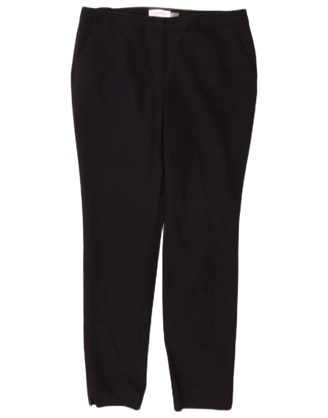 CALVIN KLEIN Pantaloni chino subțiri pentru femei US 6 Medium W28 L28 bleumarin