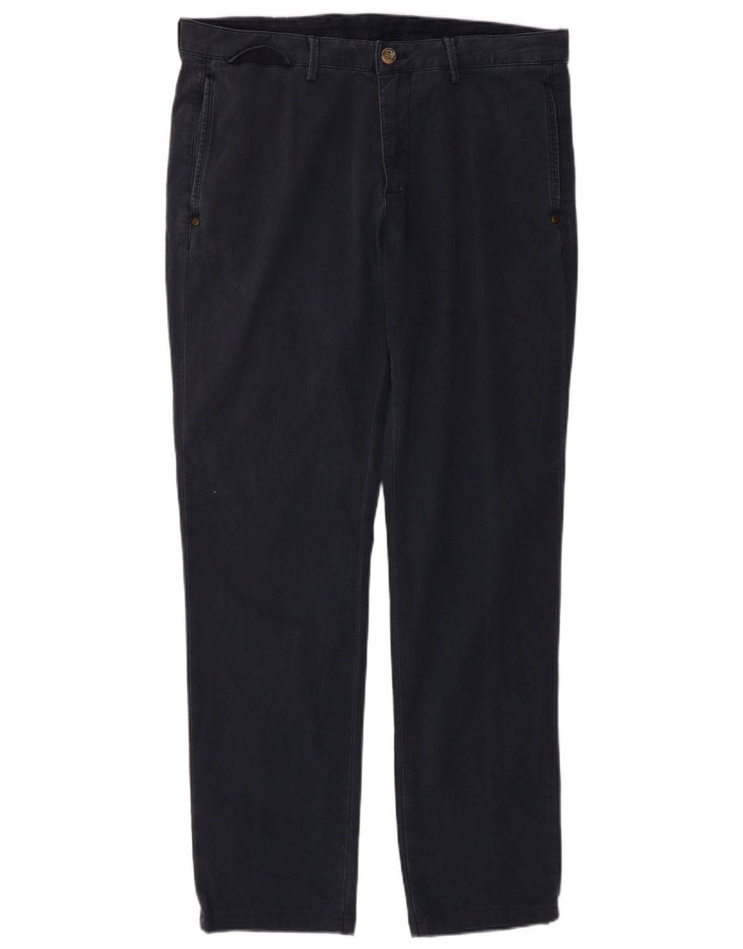 MASSIMO DUTTI Pantaloni chino pentru bărbați EU 42 Large W32 L31 Bleumarin Clasic