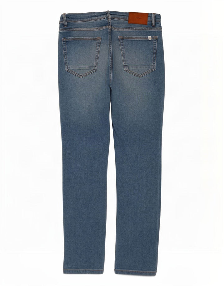 Blugi slim pentru bărbați Zara EU 42 Large W32 L30 Blue Bumbac