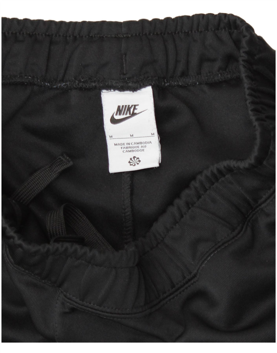 Pantaloni de trening grafic Nike pentru femei Pantaloni de jogging UK 14 Poliester mediu negru