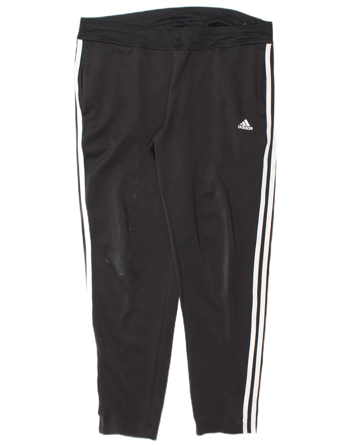 Pantaloni de trening Adidas Aeroready pentru femei UK 12/14 Poliester mediu negru