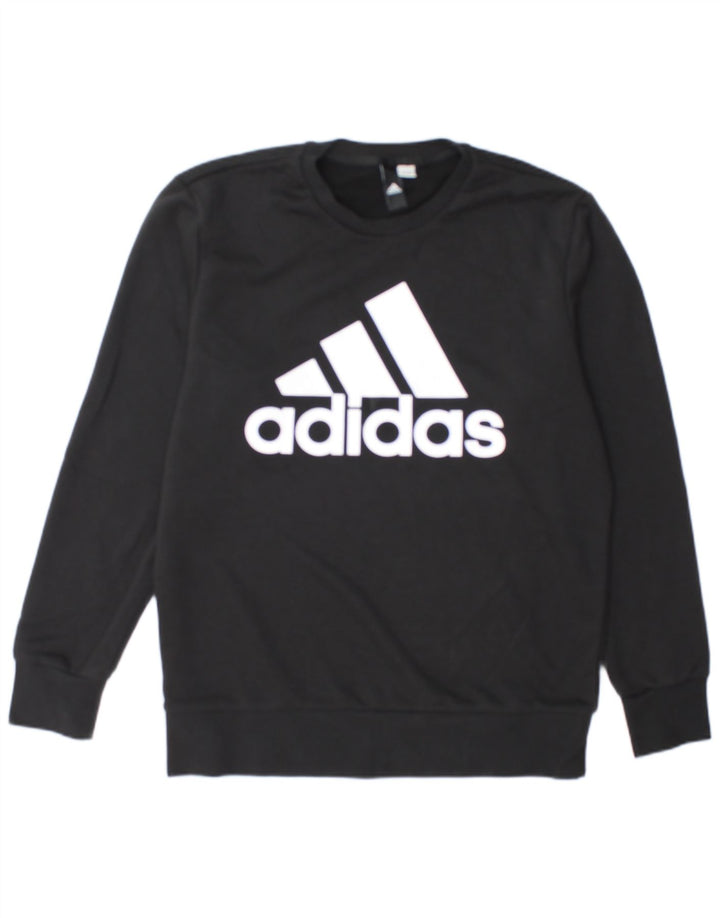 Hanorac grafic pentru bărbați Adidas Jumper mare negru