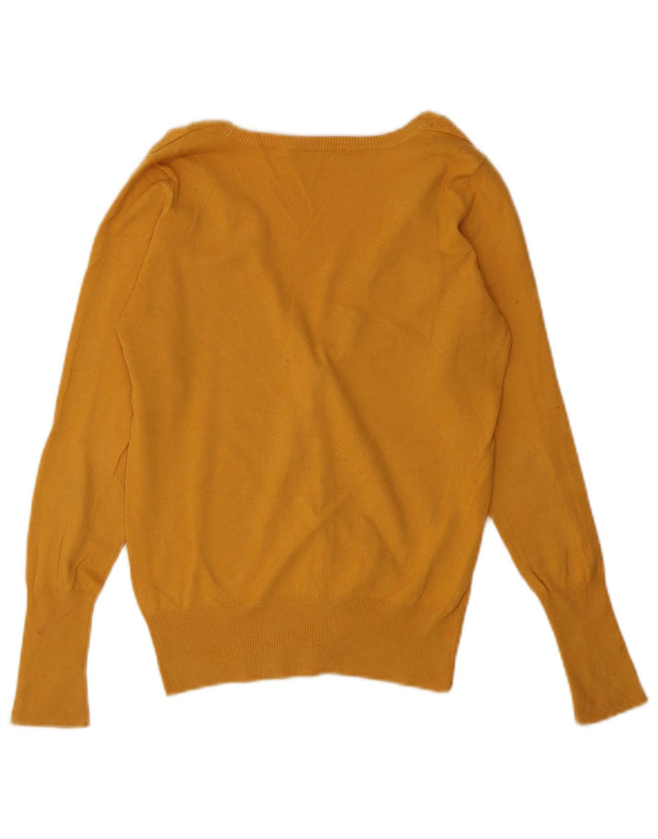 Pulover cardigan pentru femei Zara UK 10 Mic Galben