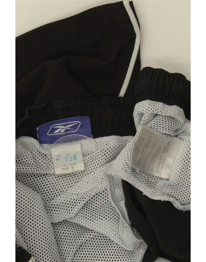 Pantaloni scurți de înot Reebok pentru bărbați, poliester mediu negru