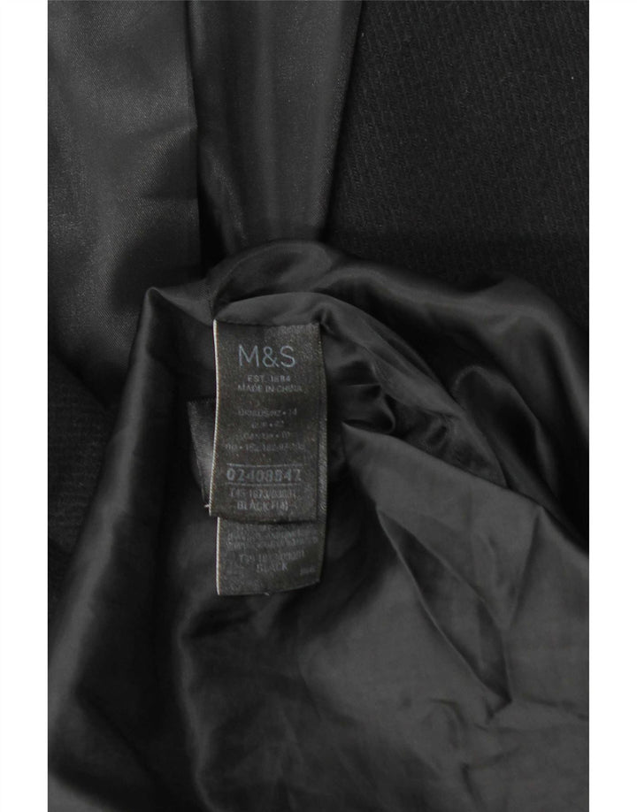 Palton pentru femei Marks & Spencer UK 14, mare, negru, poliester