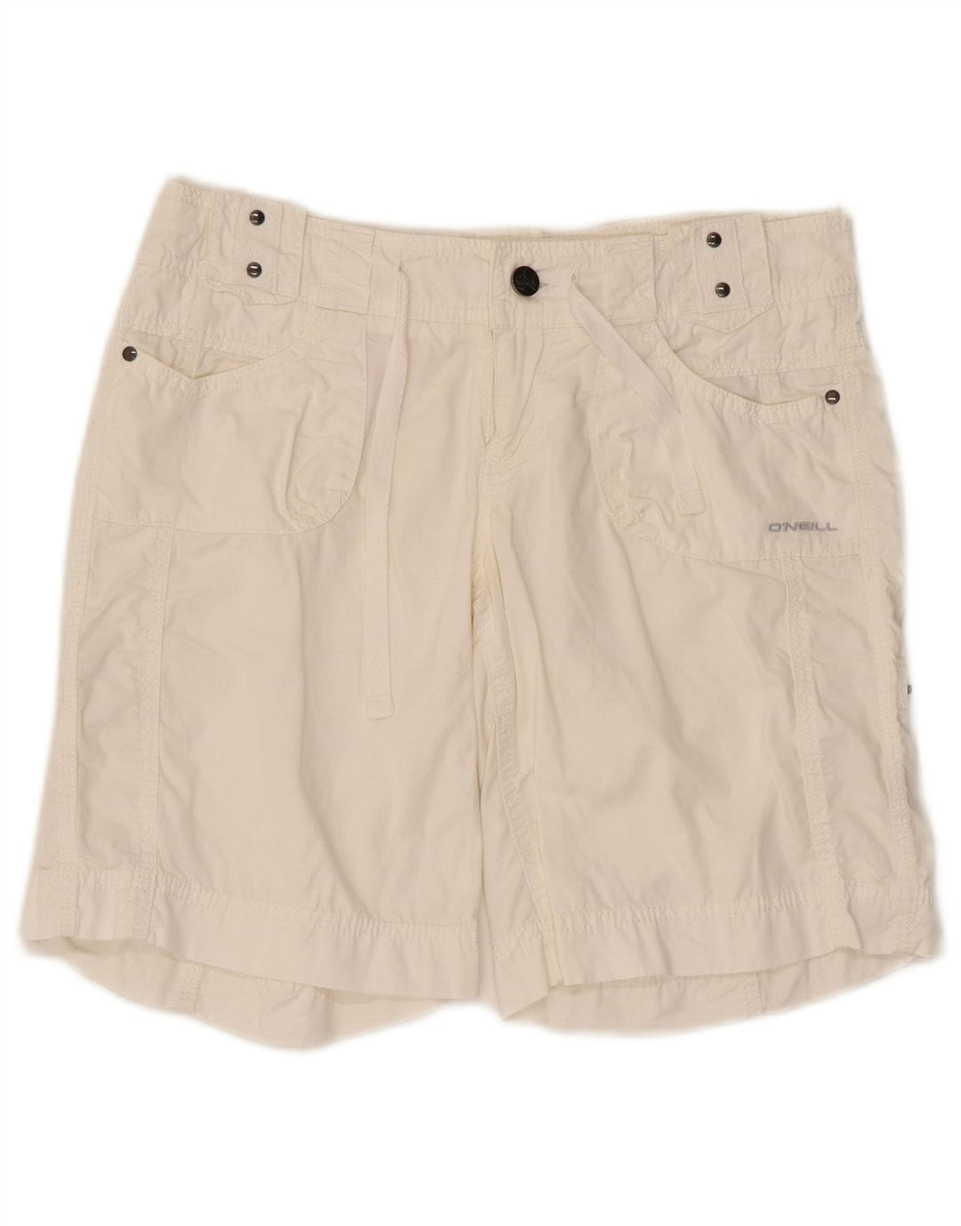 Pantaloni scurti casual O'Neill pentru femei W26, bumbac alb mic