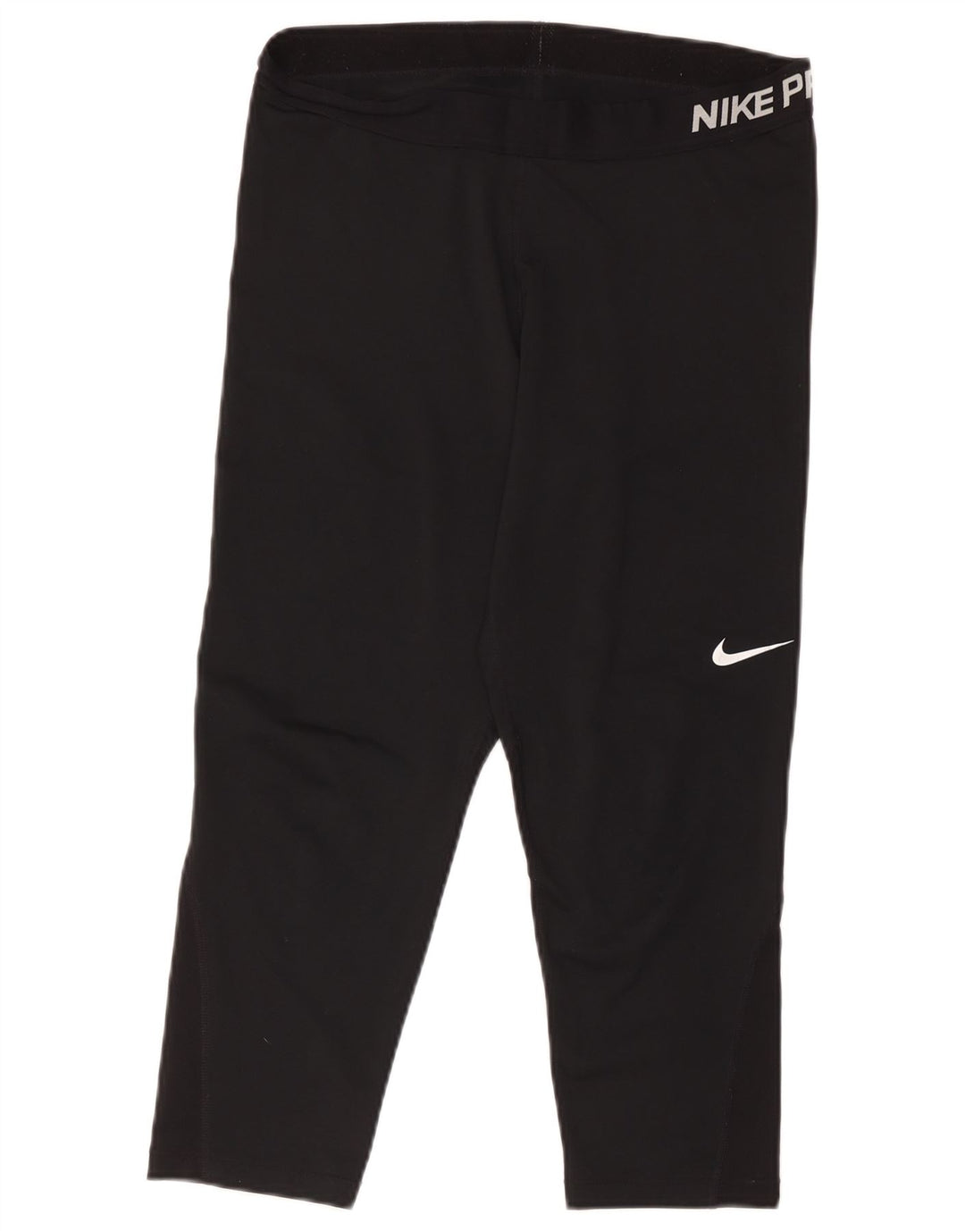 Leggings Nike Dri Fit Graphic Capri pentru femei UK 18 XL Poliester negru