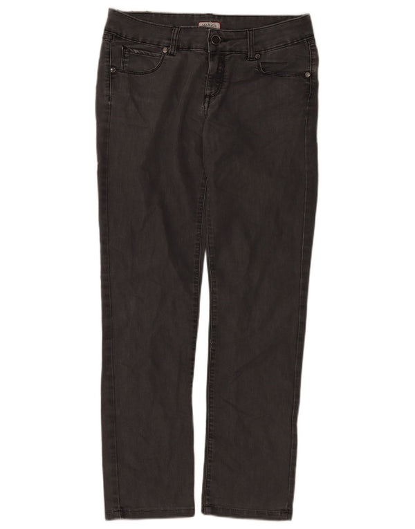 Max & Co. Blugi slim pentru femei W27 L28 bumbac gri