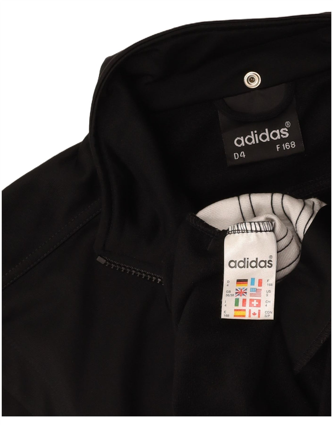 Jachetă de trening cu grafică fără mâneci ADIDAS pentru bărbați UK 36/38 Small Black