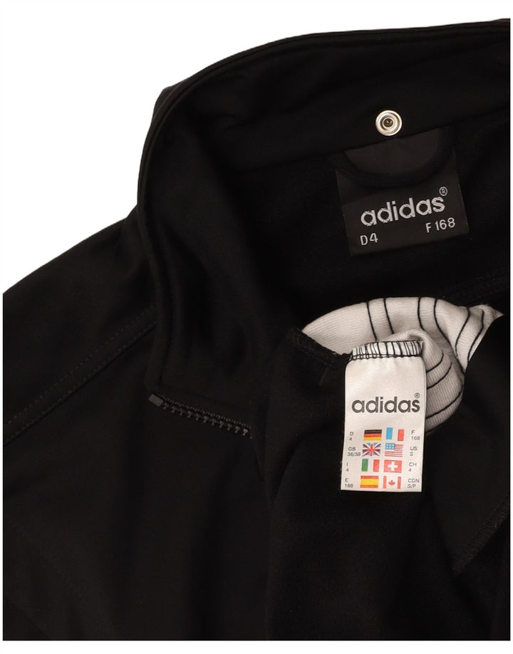 Jachetă de trening cu grafică fără mâneci ADIDAS pentru bărbați UK 36/38 Small Black