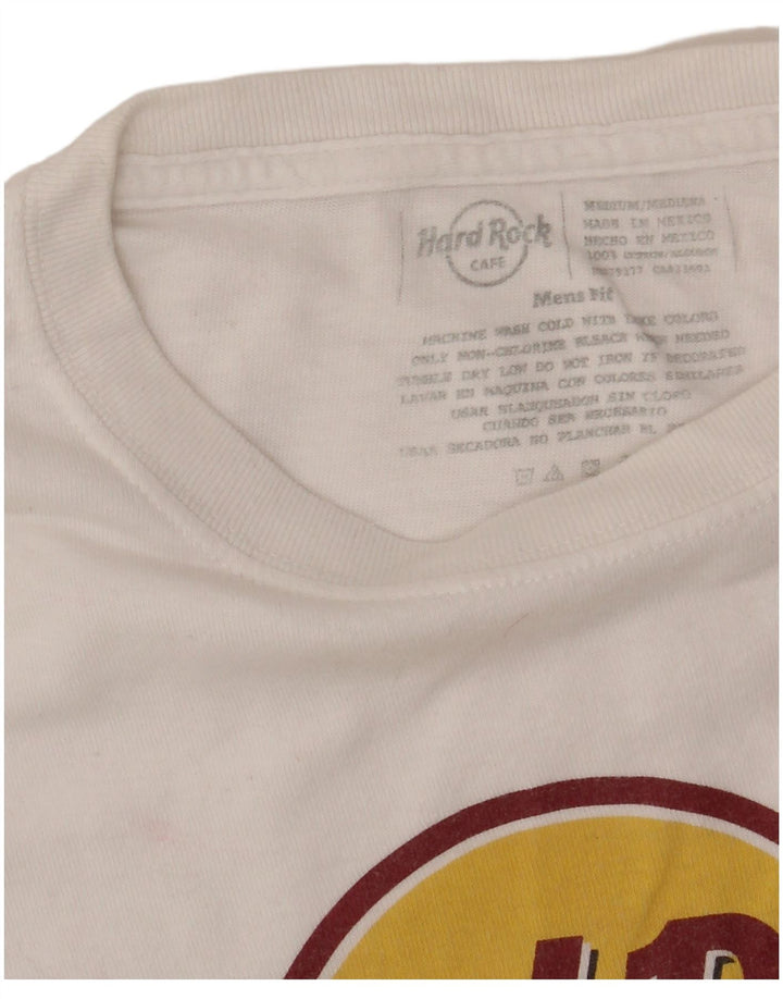 Tricou grafic Miami pentru femei Hard Rock Top UK 14 Bumbac alb mediu
