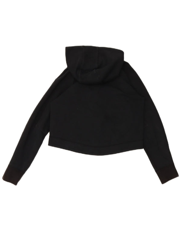 Pulover Nike pentru femei, supradimensionat, cu fermoar, UK 6 XS, bumbac negru