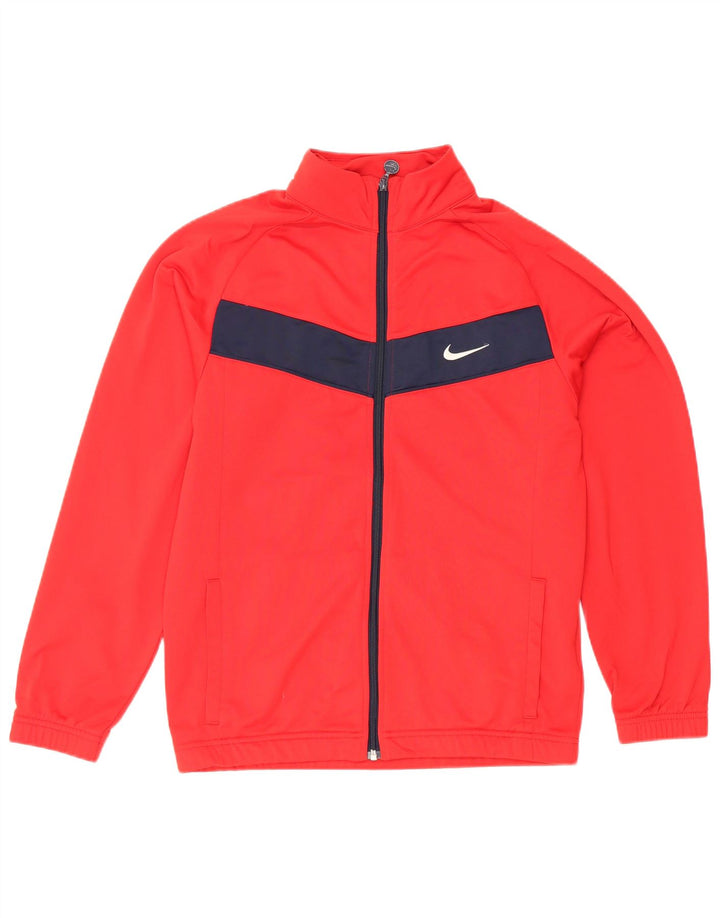 Jachetă de trening pentru băieți Nike 13-14 ani XL Poliester color bloc roșu