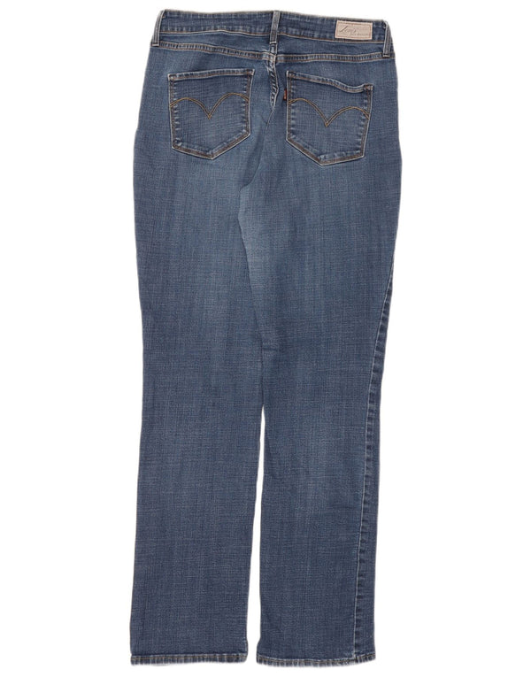 Blugi drepti Levi's Bold Curve pentru femei cu talie medie US 10 Large W30 L30 Albastru