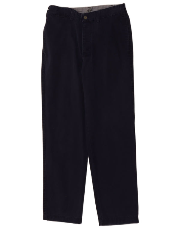 Pantaloni chino drepți pentru bărbați DOCKERS L31 L32 bumbac bleumarin