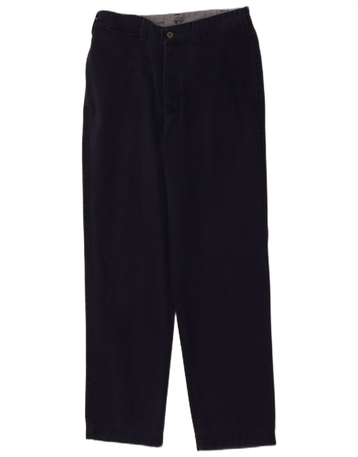 Pantaloni chino drepți pentru bărbați DOCKERS L31 L32 bumbac bleumarin