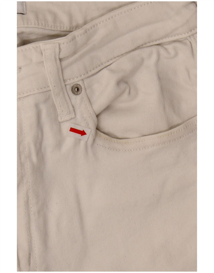 CALVIN KLEIN Blugi de damă cropped W30 L24 bumbac alb