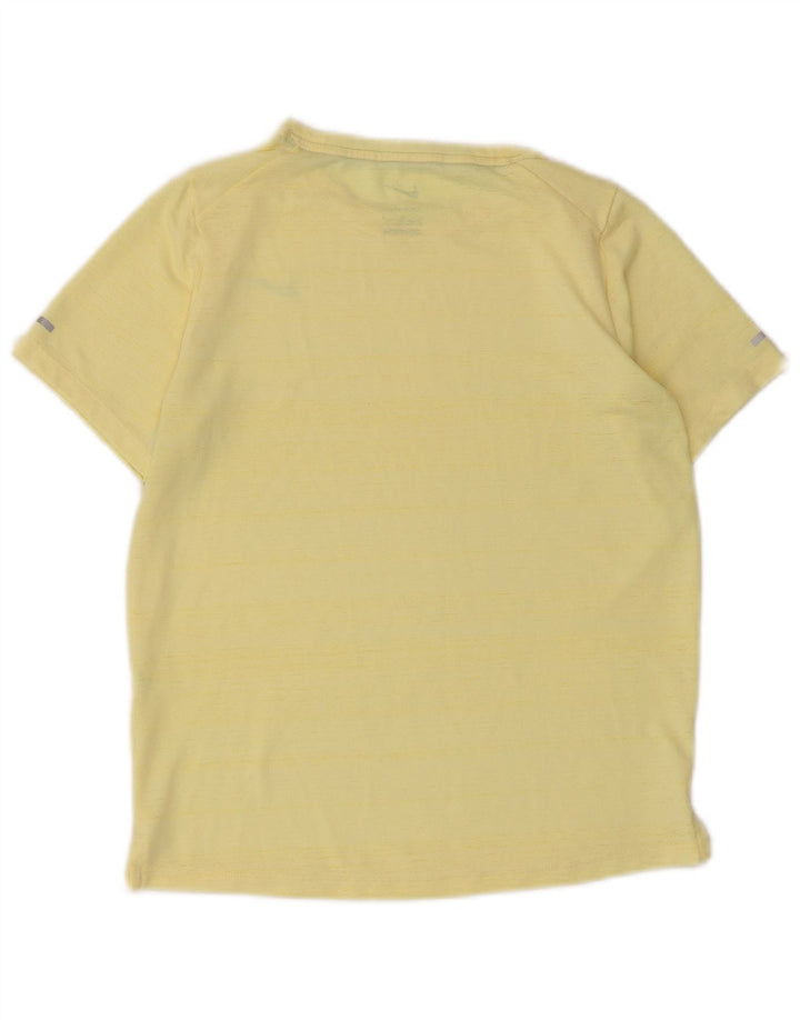 Tricou Nike Dri Fit pentru băieți Top 10-11 ani, galben mediu